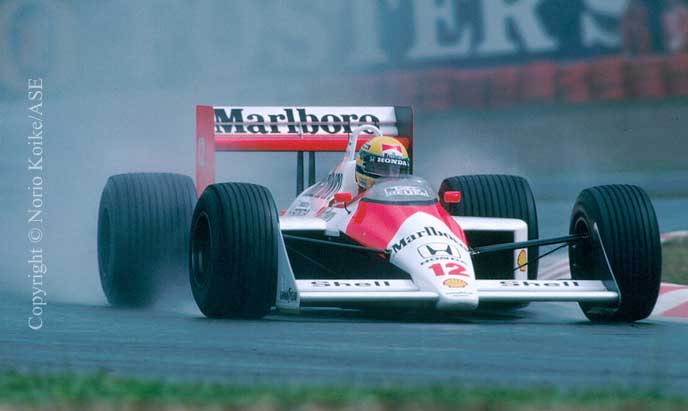 Ayrton Senna in Action 1988