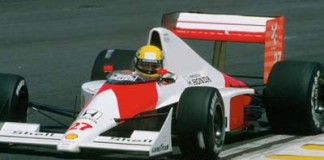 Ayrton Senna at Interlagos