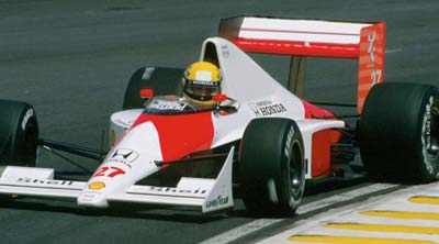 Ayrton Senna at Interlagos