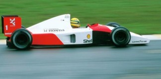 Ayrton Senna at Interlagos 1991