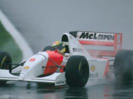 Ayrton Senna in Donington 93