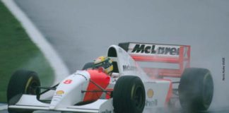 Ayrton Senna in Donington 93