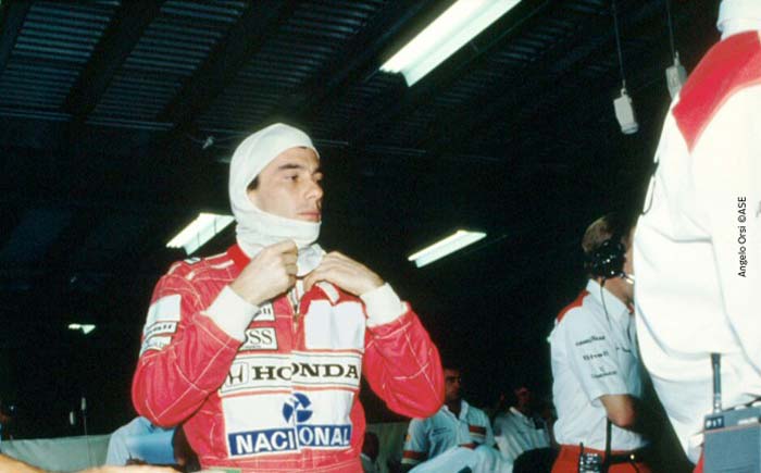 Ayrton Senna in 1990