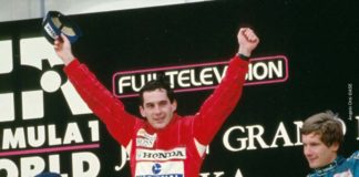 Ayrton Senna at Japanese Grand Prix