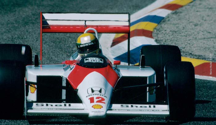 Ayrton Senna in France 1988