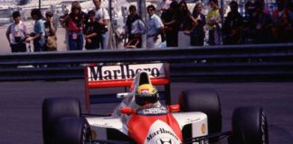 Ayrton Senna in Monaco 1990
