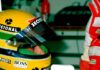 Ayrton Senna in his McLaren cocpit in 1990