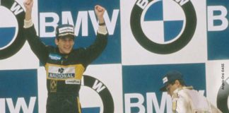 Ayrton Senna in Portugal in 1985