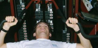 Ayrton Senna in Training