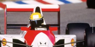 Ayrton Senna at Hockenheim 1990