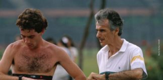 Ayrton Senna and Nuno Cobra