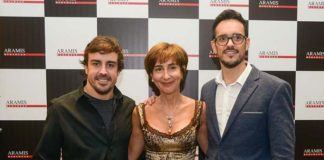 Fernando Alonso and Viviane Senna
