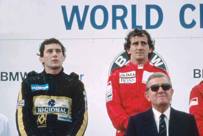 Prost and Senna in Austria 85