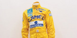 Senna suit on auction