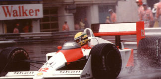 Ayrton Senna at Monaco in 1988