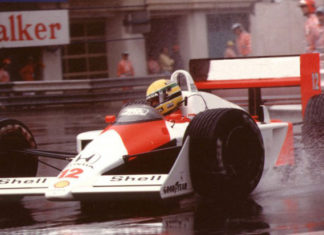 Ayrton Senna at Monaco in 1988