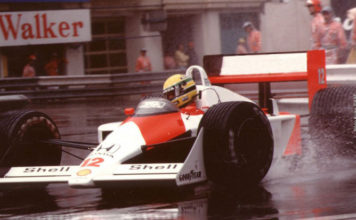 Ayrton Senna at Monaco in 1988