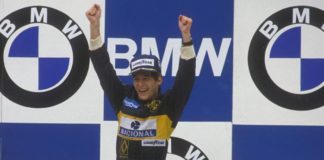 Senna at Estoril Podium 1985