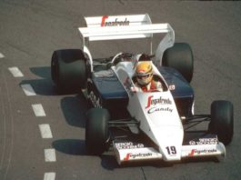 Ayrton Senna in Monaco in 1984